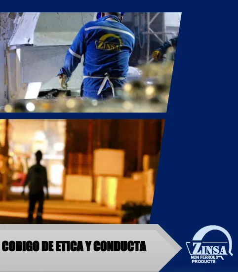 ZINSA’s Code of Ethics and Conduct cover