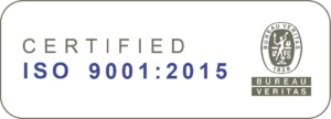 Certificación ISO 9001:2015 de calidad de Bureau Veritas