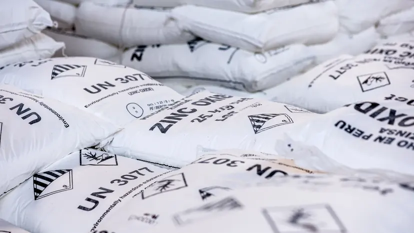 Oxido de zinc para aplicaciones industriales.